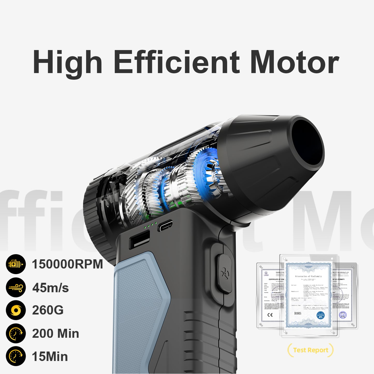 2-in-1 jump starter & jet Dryer Blower