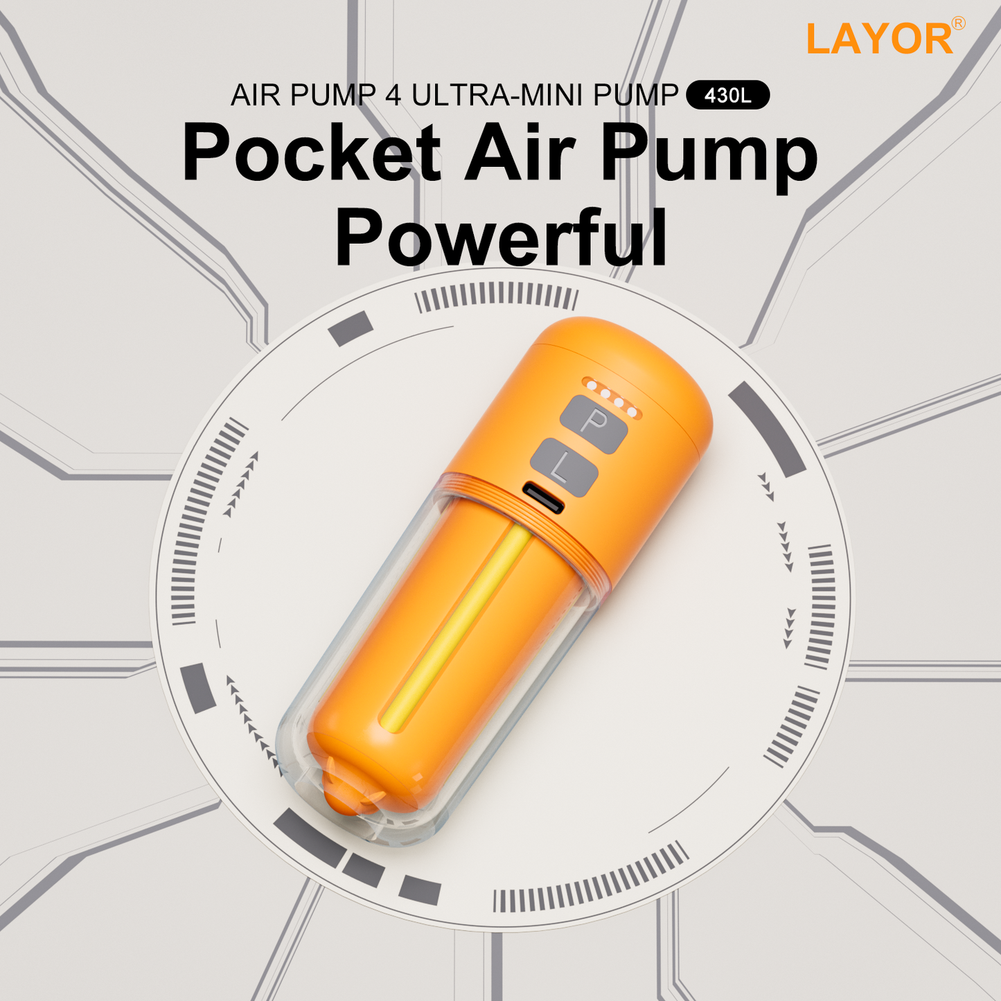 3-in-1 Inflator, Vacuum Pump & Camping Light