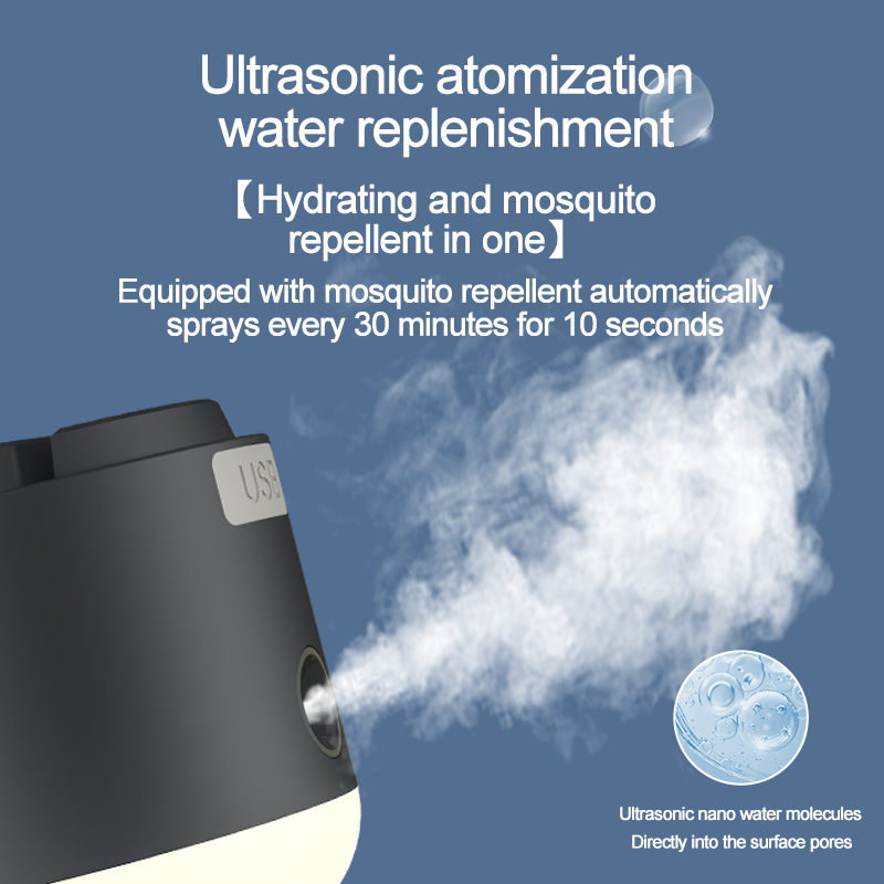 Multi-Function Outdoor Camping Light, Fan & Mist Spray