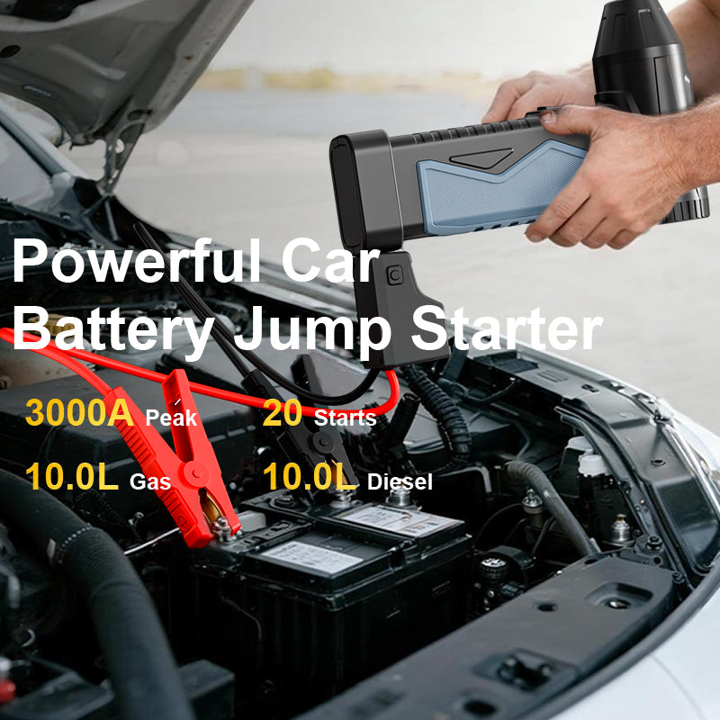 2-in-1 jump starter & jet Dryer Blower