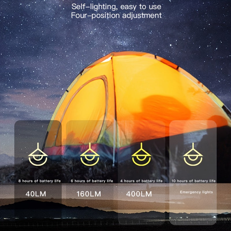 Mini Portable Air Pump with LED Light
