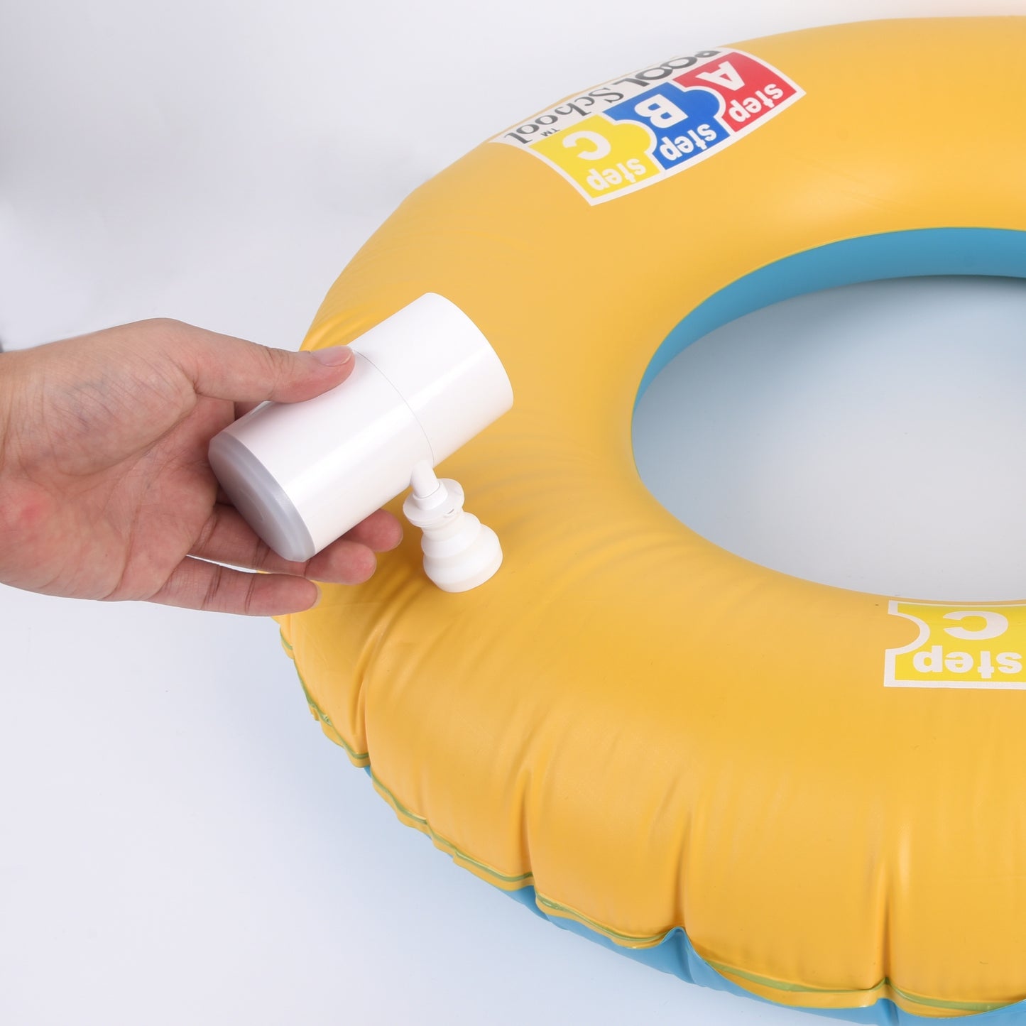 Mini Portable Air Pump with LED Light